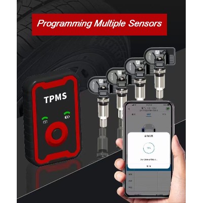 Programowalne czujniki TPMS 433MHz315MHz obsługą programowania UŻYTKOWNIKA TELEFONU System monitorowania ciśnienia oponach