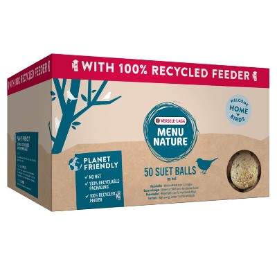 VERSELELAGA Menu Nature 50 kul tłuszczowych bez siatki wielorazowym karmnikiem 45kg