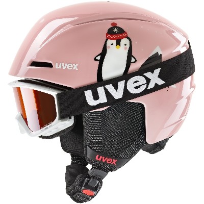Kask narciarski dziecięcy goglami UVEX Viti Set 4650