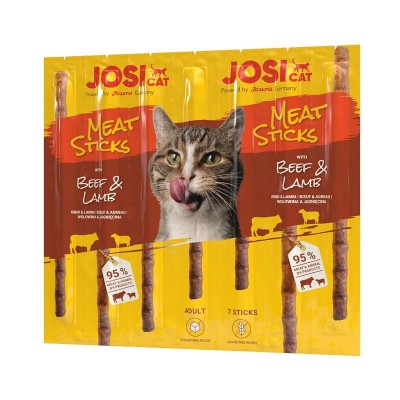 JOSERA JosiCat Meat Sticks pałeczki wołowiną jagnięciną dla kota 48x35g
