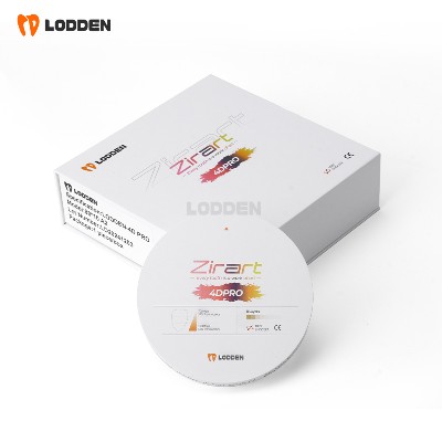 Lodden Dental Lab 4D PRO Blok Cyrkonowy 98mm Wielowarstwowy Dysk Cyrkoniowy Blok Vita 16 Materiały Dentystyczne Cad Cam