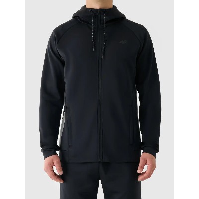 4F bluza męska treningowa zapinana wykończeniem szybkoschnącym 4FWAW25TFSWM587