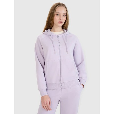 4F bluza damska dresowa kapturem 4FWSS25TSWSF1541
