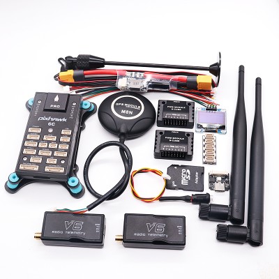 PIXHAWK 6C PRO FMUV6C Ardupilot PX4 32 Bit kontroler lotu Autopilot wbudowanym brzęczykiem 4G SD