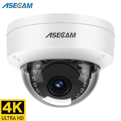 Kamera IP 8MP 4K POE IK10 przeciwwybuchowa zewnętrzna H265 Onvif metalowa kopuła CCTV ochrona bezpieczeństwa 4MP nadzór wideo
