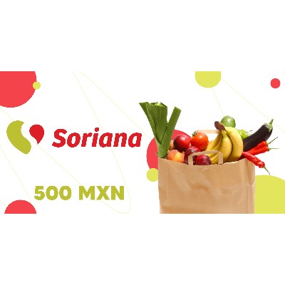 Soriana Gift Card 500 MXN