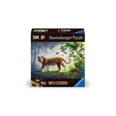 Puzzle drewniane 500 el Tygrys