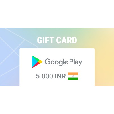 Google Play Gift Card 5000 INR
