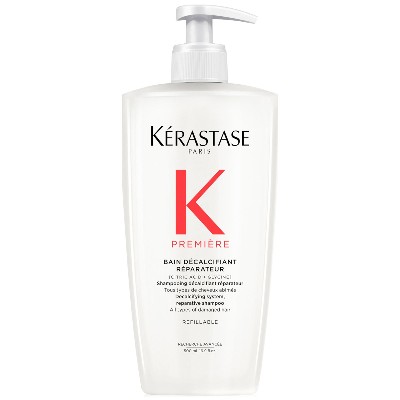 Kérastase Première Shampoo Decalcifying Repairing Refillable Bottle for Damaged Hair with Pure Citric Acid and Glycine 500ml
