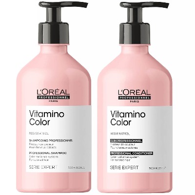 LOréal Professionnel Serie Expert Vitamino Color Shampoo Conditioner Duo For Colour Treated Hair 500ml