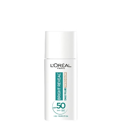 LOréal Paris Daily Fluid Tinted Glow SPF 50 50ml Various Shades Pearl Glow