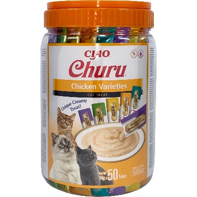 INABA Churu Variety Chicken kurczak dla kotów słoiczek 50x14g 700g