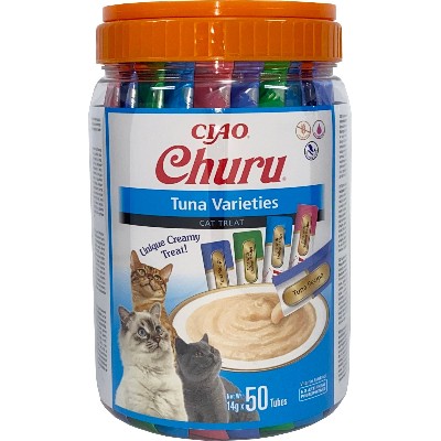 INABA Churu Variety Tuna tuńczyk dla kotów słoiczek 50x14g 700g