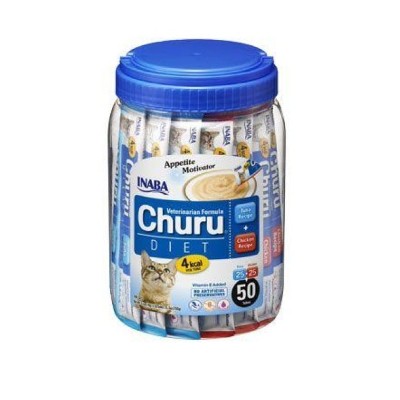 INABA Churu Diet 50x14g tuńczykiem kurczakiem dla kota