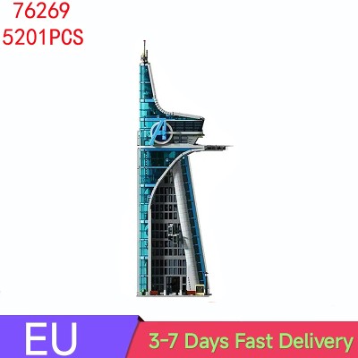 5201 Elementów Duży Model Wieży Klocki Konstrukcyjne Zabawki Dla Dorosłych Prezent Urodzinowy Kompatybilne Zestawem 76269