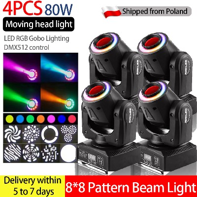 SZT Reflektory wiązkowe 88 wzorów 540 Profesjonalne oświetlenie dyskotekowe DJ na imprezy wesela festiwale sterowane dźwiękiem DMX512 oświetlenie twarzy widzów