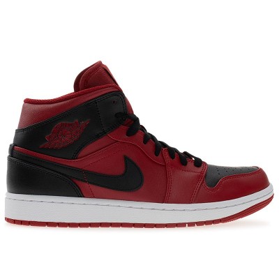 Buty męskie Air Jordan MID 554724660 czerwonoczarne