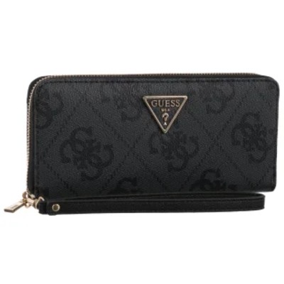 Portfel Laurel II Slg Large Zip Around SWSO74 59146 Coal Logo GU860a Guess