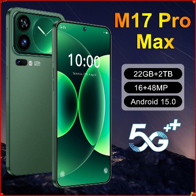 Zupełnie nowe telefony komórkowe 17 Pro Max smartfony 5G ekranem 73 cala wersja globalna Android bateria 7800mAh GPS WiFi inteligentny telefon komórkowy podwójną kartą SIM
