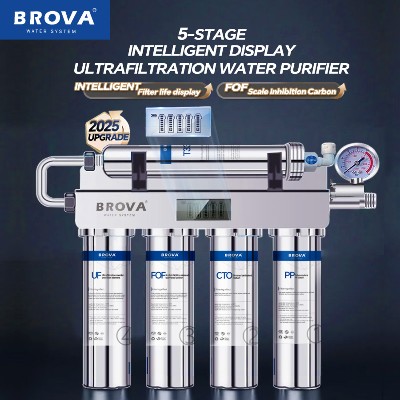 BROVA Kitchen Water Filt Upgrad 5stopniowy ultrafiltracyjny oczyszczacz wody Domowy bezpośredni oczyszczacz wody pitnej Filtr wody kranu