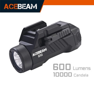 ACEBEAM G10 600 lumenów szybko odłączana latarka taktyczna do montażu na szynie akumulator 850 mah szeroki kompatybilny GL TWS99 90two