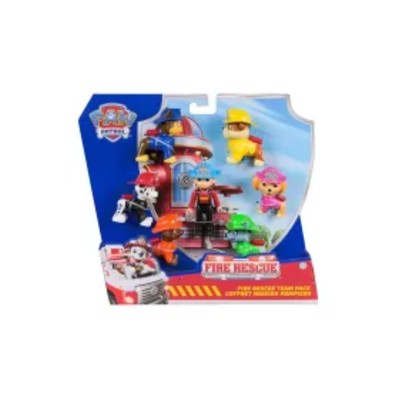 PAW Patrol Fire Rescue Team kolekcjonerskimi figurkami 6072961 WB6