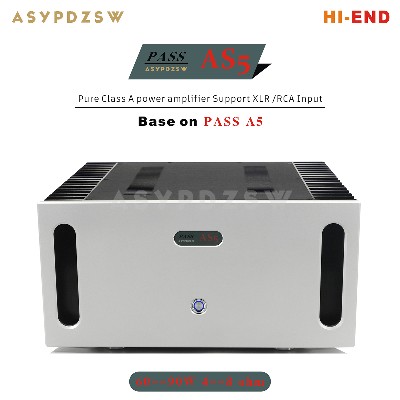 HIEND AS5 PASS A5 czysty wzmacniacz mocy klasy obsługa wejścia XLRRCA 6090W 48 ohm