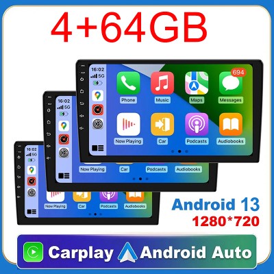 7910 cali Uniwersalne radio samochodowe Android 13 64G Autoradio android Din radio samochodowe GPS BT Central Multimedia Inteligentne systemy samochodowe
