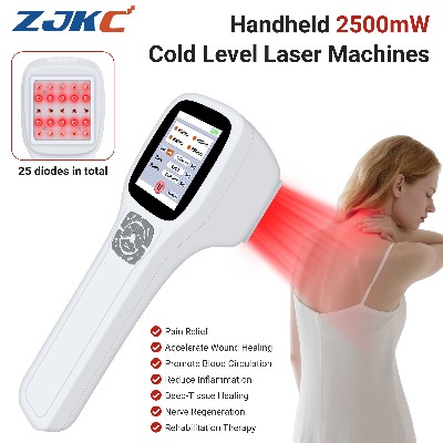 ZJKC Medic 650nm 808nm 905nm 980nm Laser do fizjoterapii światłem czerwonym podczerwonym terapia laserem zimnym łagodzenie bólu działanie przeciwzapalne