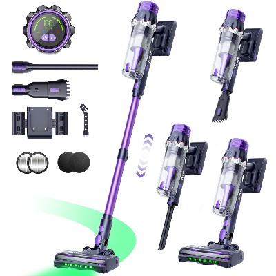 Homore P15C 650W 80KPA Mocny Bezprzewodowy Odkurzacz Ręczny Wyświetlaczem LED Tryby Ssania Funkcja Samostojąca