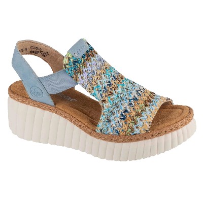Rieker Sandals 6917291 Damskie sandały skóra syntetyczna 38