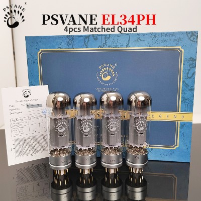 PSVANE EL34PH Vacuum Tube Upgrade EL34C EL34B 6P3P 6CA7 6V6 KT66 UKEL34 HIFI Audio Valve Tube Amplifier Kit DIY Match Quad