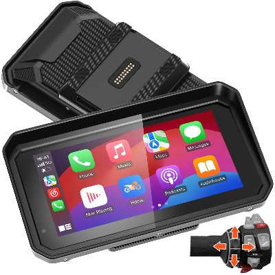 6calowy Bezprzewodowy CarPlay Moto Android Auto Przenośny Cyfrowy Panel Motocyklowy GPS Nawigacja Dla BMW R1200GS R1250GS S1000XR