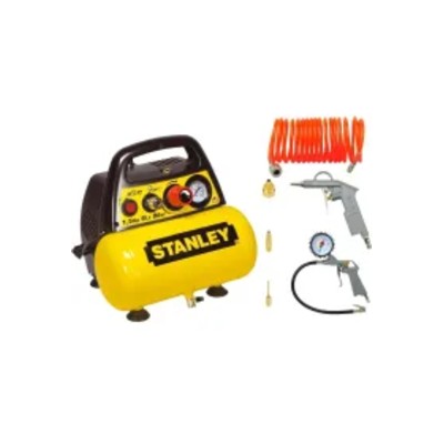 Sprężarka bezolejowa 6l zestaw pneumatyczny