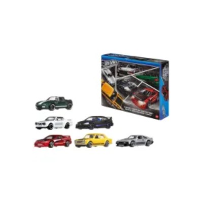 Hot Wheels Silver Japan 6PK