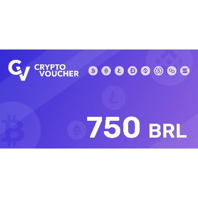 Crypto Voucher Gift Card 750 BRL