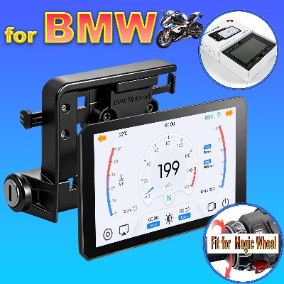 7calowy ekran dotykowy nawigacją GPS bezprzewodowym CarPlay Android Auto do motocykli BMW kompatybilny BMW Magic Wheel