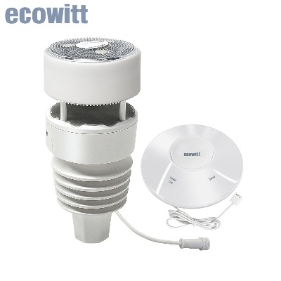 Stacja pogodowa Ecowitt GW2001 Wittboy zawiera bramkę WiFi IoT GW2000 czujnik pogodowy zewnętrzny 7w1 zasilany energią słoneczną WS90