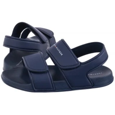 Sandałki Velcro Sandal Blue T1X2339131172 800 TH1307a Tommy Hilfiger