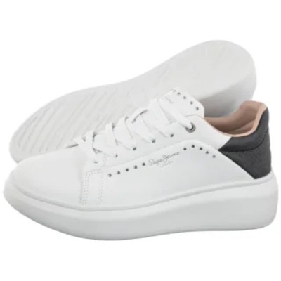 Sneakersy Yara Glam White PLS000022 800 PE107a Pepe Jeans