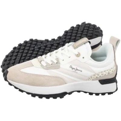 Sneakersy Lucky Print White PLS60005 800 PE118a Pepe Jeans