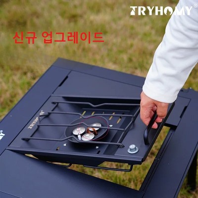 Kempingowa kuchenka gazowa Igt Unit Stove 8000W High Power IGT Gas Burner Składany grill Brazier Grill ze stali nierdzewnej Kuchenka gazowa