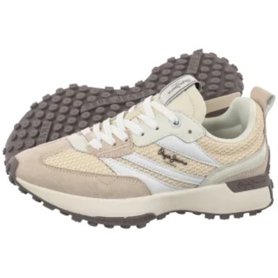 Sneakersy Lucky Knitted Mousse White PLS600046 808 PE96a Pepe Jeans