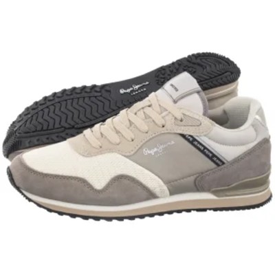 Sneakersy London Sand Cool Grey PLS400025 909 PE102a Pepe Jeans