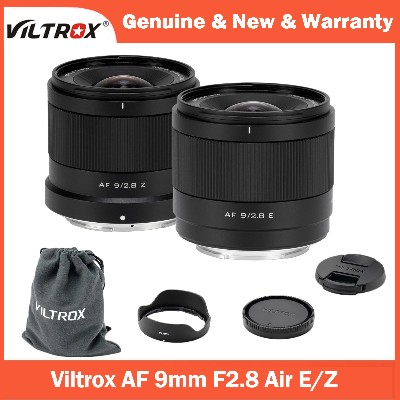 NOWY obiektyw Viltrox 9mm F28 Air Auto Focus UltraWide APSC Prime Lens do Sony EMount ZVE10 ZVE10II A6400 Nikon ZMount Z30 Z6III
