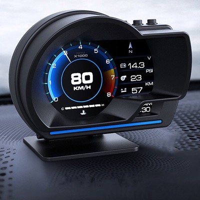 Najnowszy wyświetlacz HUD A501 do samochodu OBD2 inteligentny wyświetlacz HUD wskaźnik turbo cyfrowy licznik kilometrów alarm bezpieczeństwa temperatura wody oleju obrotomierz automatyczny