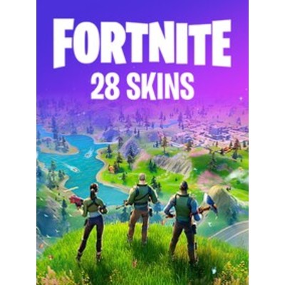 Fortnite 28 Skins PSN Xbox Nintendo Switch PC Mobile Galaxy Fortnite Account GLOBAL