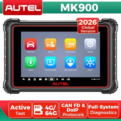 Autel MaxiCOM MK900 Diagnostic Scan Tool All System Active Test OBDII Scanner DoIP CAN FD FCA Autoauth SGW Aktualizacja MK808BT PRO