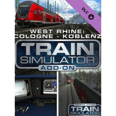 Train Simulator West Rhine Cologne Koblenz Route AddOn PC Steam Key GLOBAL