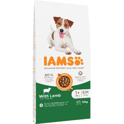 IAMS For Vitality Adult Small amp Medium Breed Lamb 12 kg
